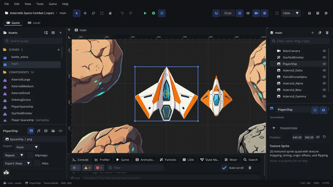 The toolbar